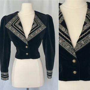 SOLD Vintage German Tachten Jacket | Dirndl jacket